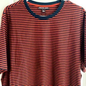 Michael Kors Striped Crewneck Tee